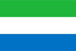 Sierra Leone: no vaccinations yet or no data available